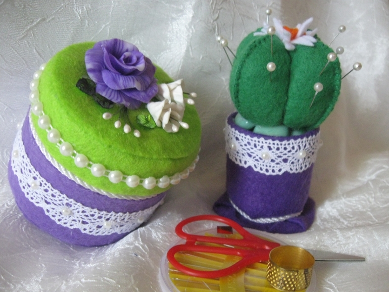 В фиолетово - зеленых тонах