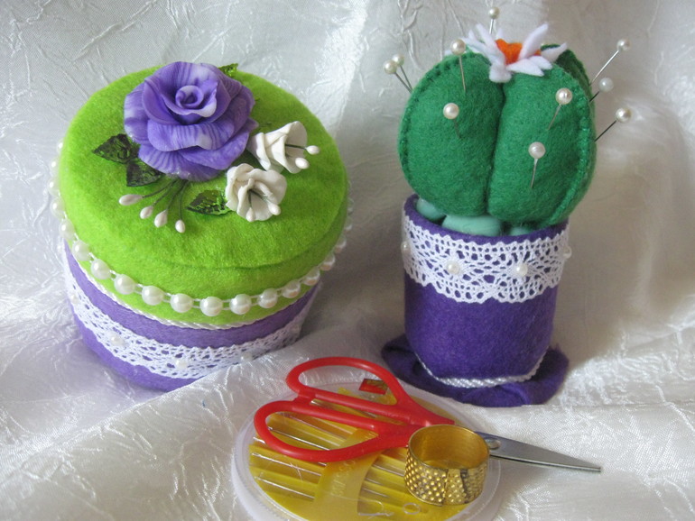 В фиолетово - зеленых тонах