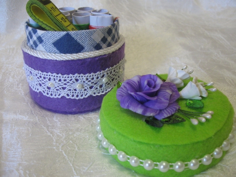 В фиолетово - зеленых тонах