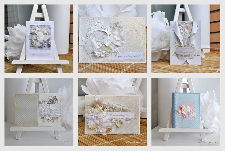 Много всего - открытки, обложки, блокноты.