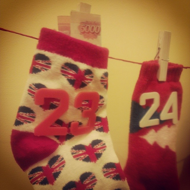 Зима у нас в доме.