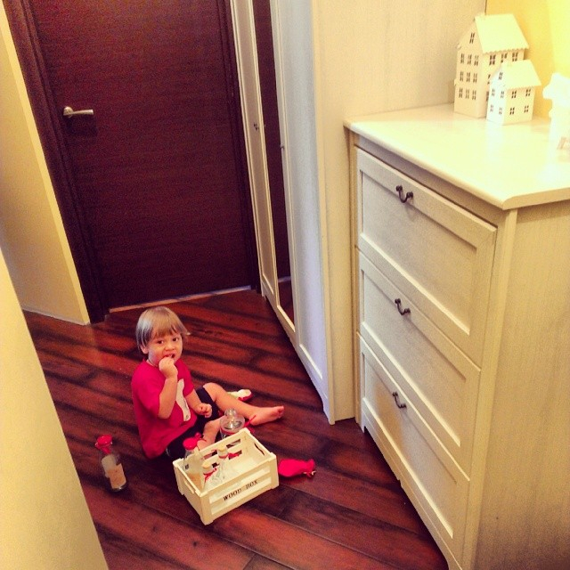 Зима у нас в доме.