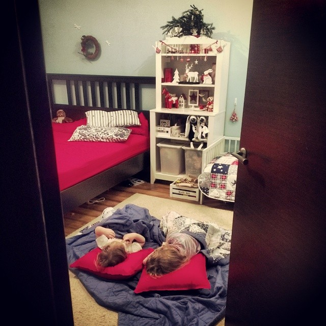 Зима у нас в доме.