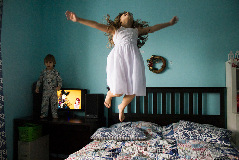 Зима у нас в доме.