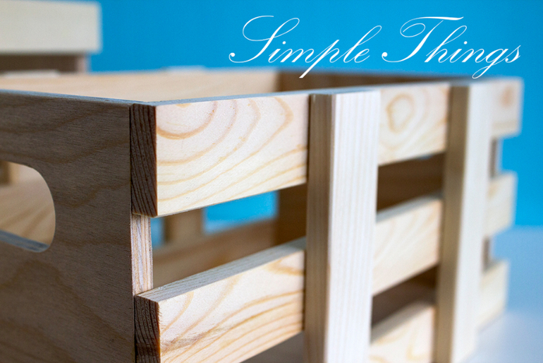 Деревянные ящики. Simple Things