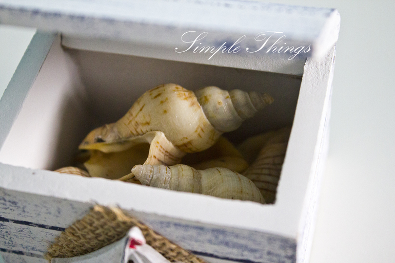 Деревянный ящик. Море. Wood Box Sea. Simple Things Shop