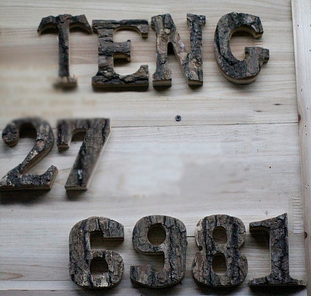 Деревянные буквы под заказ