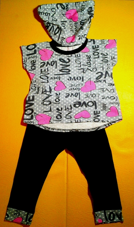 Пошился летний комплектик для дочки!