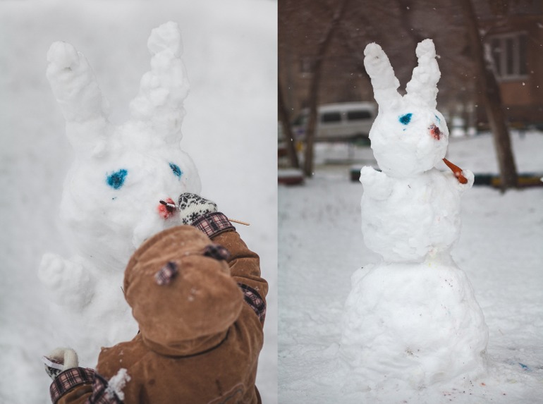 Погода сегодня кайф! Выпал снежок!