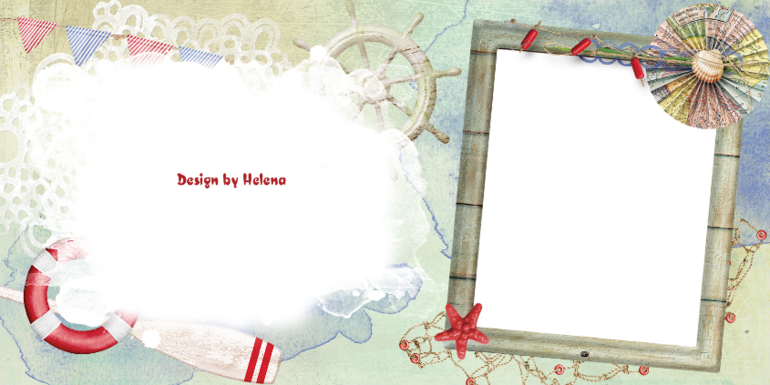 Фотоальбом в морском стиле