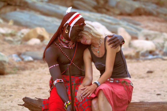 Белая из племени Масаи!