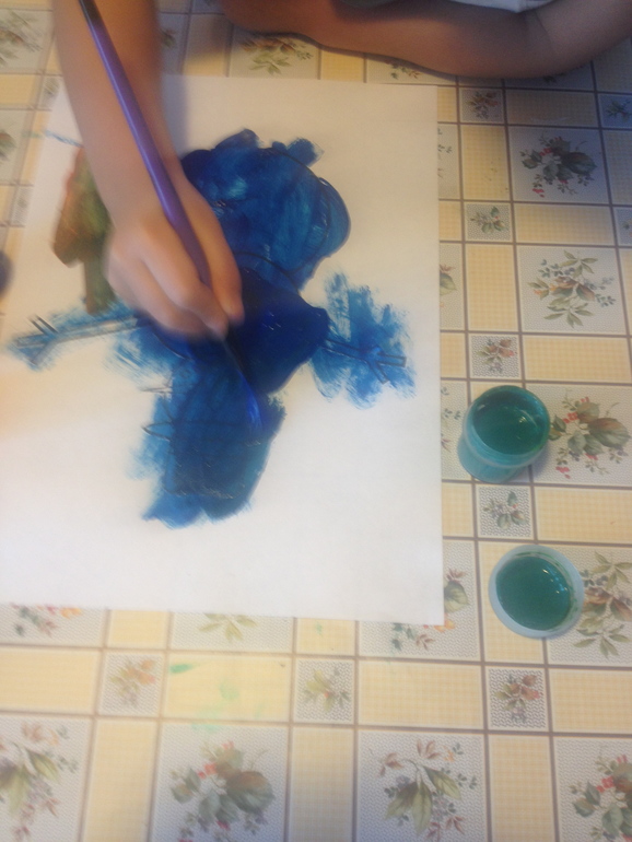 День 9 снеговик на скорую руку