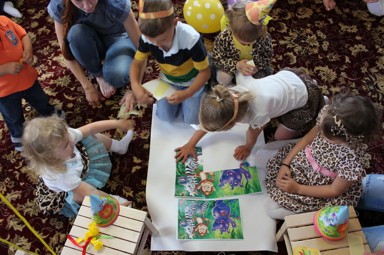 наши 4 годика!!! стиль сафари