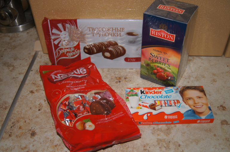 Долгожданная посылка от Ларочки !!!
