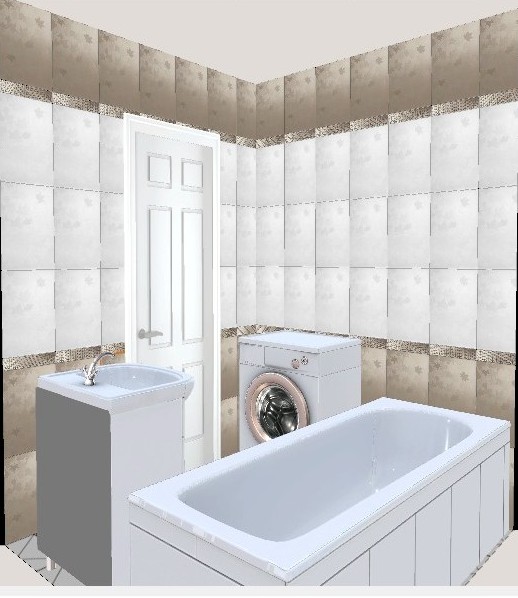 Поигралась в раскладке плитки