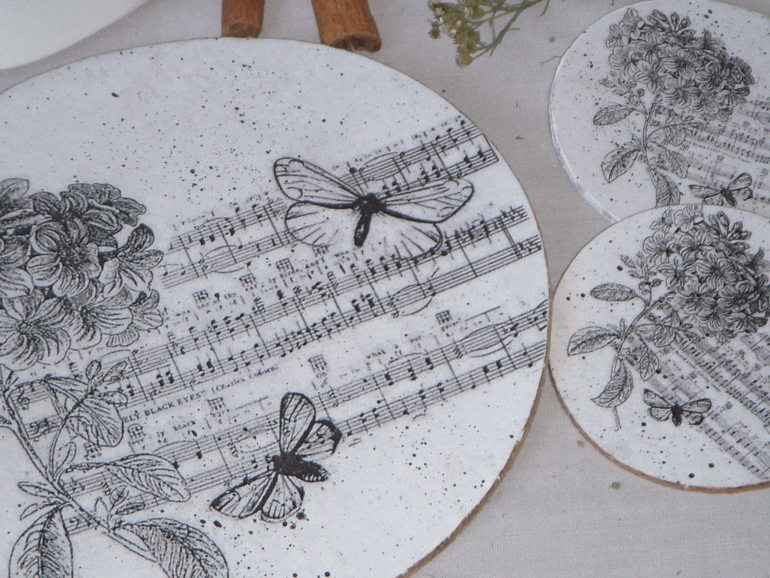 Декупажный конкурс. Тема - монохром/сепия