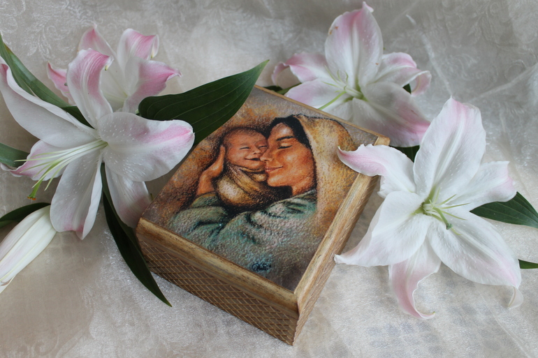 Декупажный конкурс. Тема - монохром/сепия