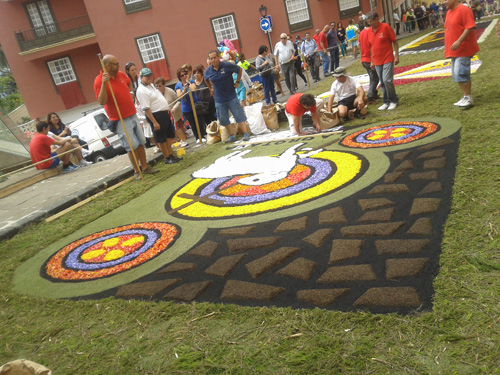 Праздник ковров в Ла Оротаве.