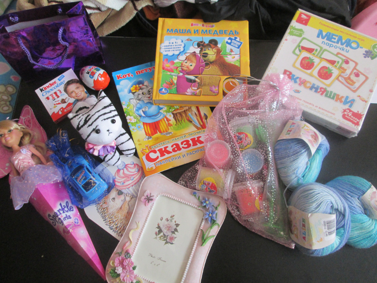 Вот и наша посылочка!)