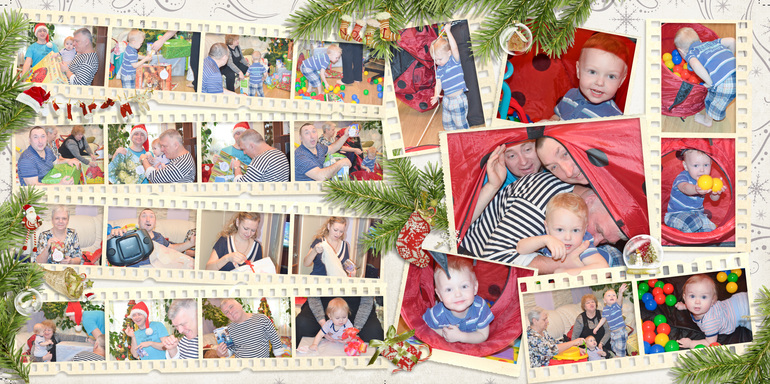 Мои новогодние разворотики