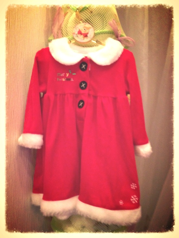 Три наряда на НГ для девочки рост 80-86)