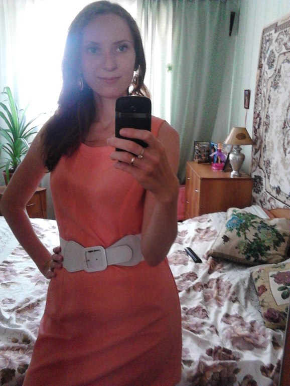 Наши будни! Меряю платье!