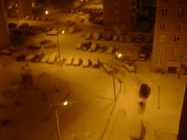 А у нас зима))