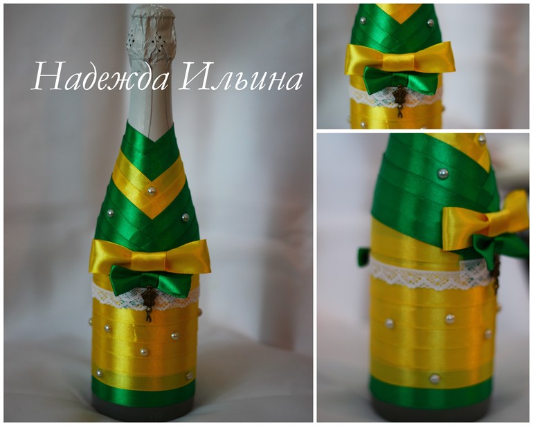 Оформление бутылок!!!