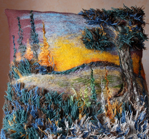 Пейзажи из ниток от Indras Ideas