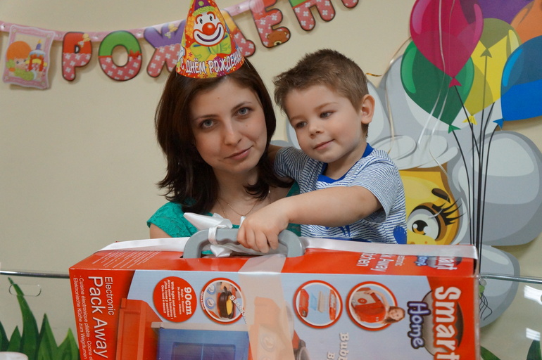 Вот и отметили 3 годика или как из 15 гостей пришли только 2))))