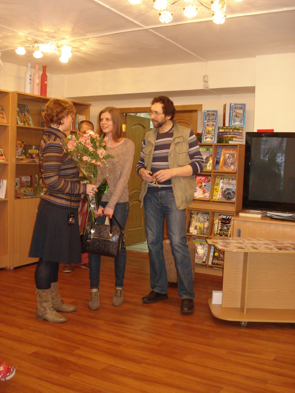 Открытие выставки иллюстраций Ольги Ионайтис