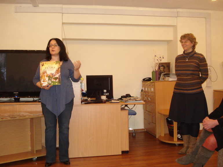 Открытие выставки иллюстраций Ольги Ионайтис