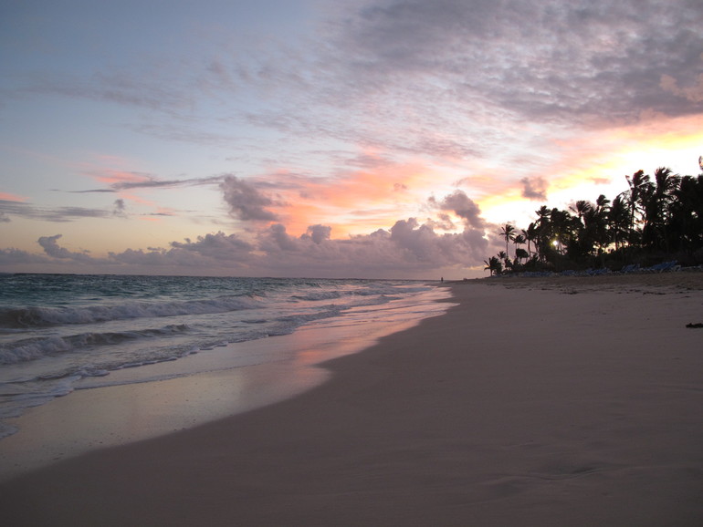 Пунта-Кана с дочкой в 1,4 года, декабрь.