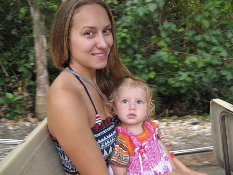 Пунта-Кана с дочкой в 1,4 года, декабрь.