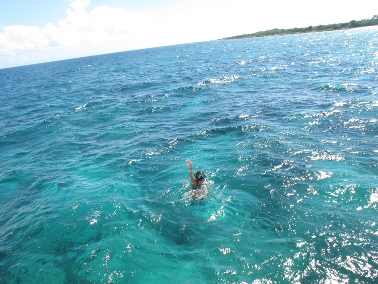 Пунта-Кана с дочкой в 1,4 года, декабрь.