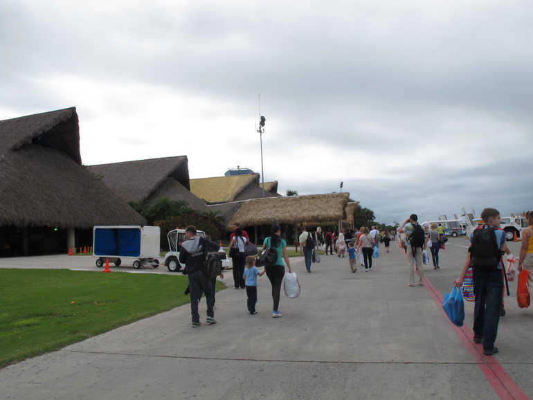 Пунта-Кана с дочкой в 1,4 года, декабрь.