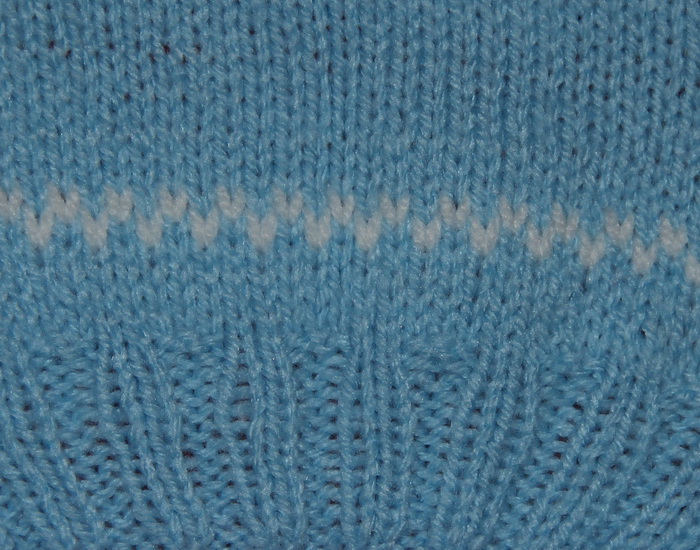 Жакет с жаккардовыми полосами