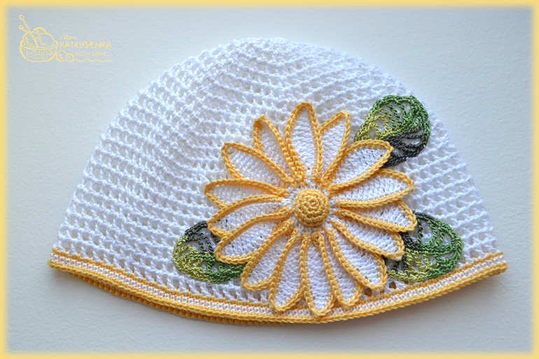 Летние кепочка, шапочка и косыночка