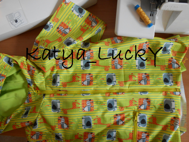 Шитье: МК ветровка с подкладом (без утеплителя)