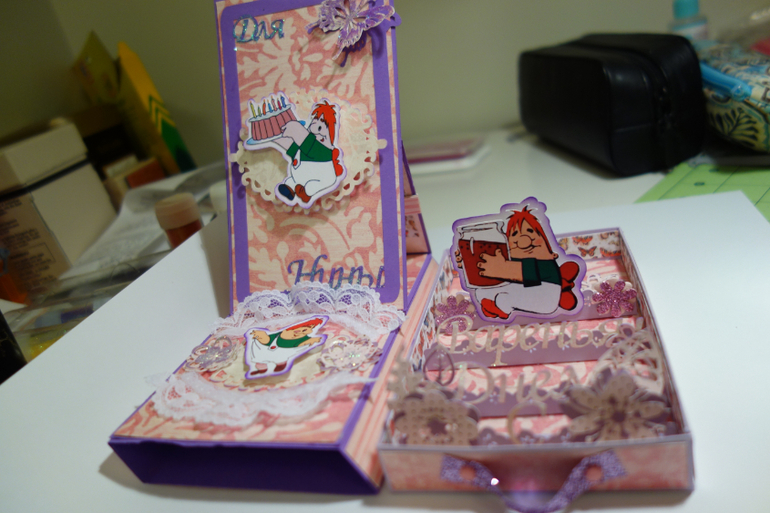 Открытка-коробочка с сюрпризом