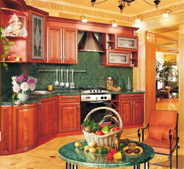 Кухни с рамочными фасадами ЗОВ (пленка, краска)