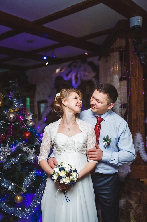 Букет из глины для зимней свадьбы и прочие аксессуары