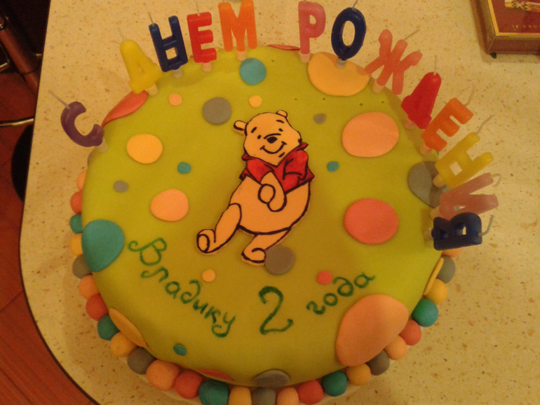 Первая и вторая попытка работы с мастикой)