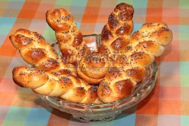 Плетёнка из творожного теста