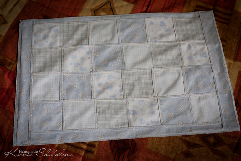 Я её сшила) наволочка пэчворк)