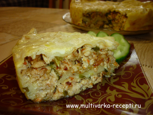 Очень вкусный пирог из лаваша в мультиварке