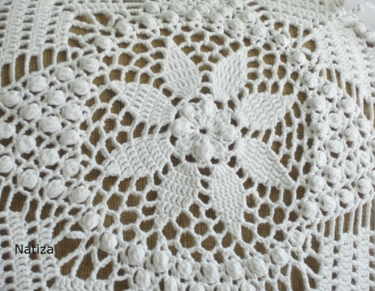 Ажурный плед