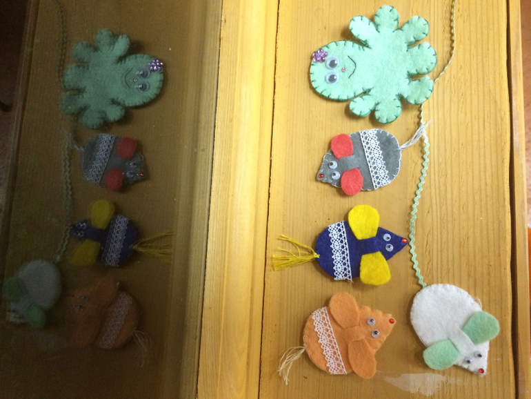Детские работы из фетра