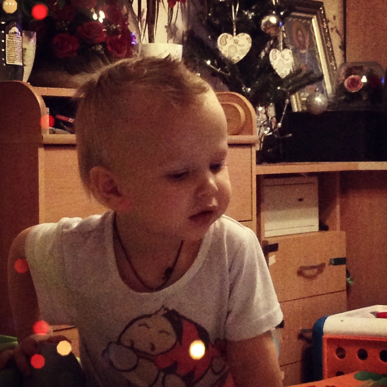 Птенца моего подстригли.