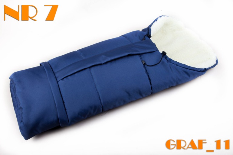 Конверт-мумия на натуральной овчине из Польши